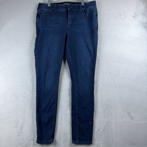 Torrid Bombshell Skinny Jeans Premium Stretch Feel the Fit Women's Blue Size 16T - Picture 1 of 12